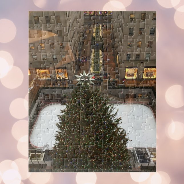 Rockfeller Center Julgran New York City NYC Pussel (Rockefeller Center Puzzle)