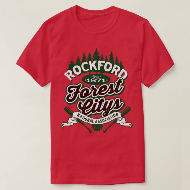 Rockford Forest Citys T Shirt (Design framsida)