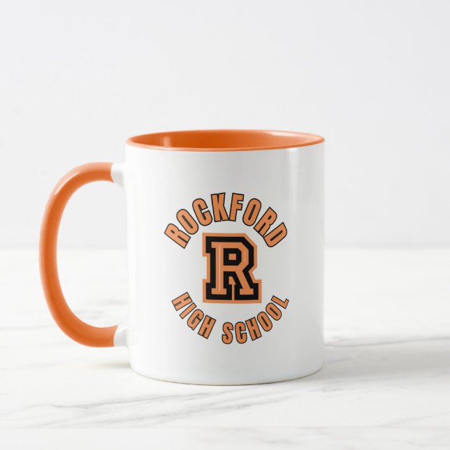 Rockford High School Michigan Coffee Mugg (Vänster)