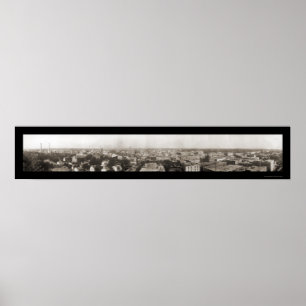 Rockford IL Panoramic Photo 1911 Poster
