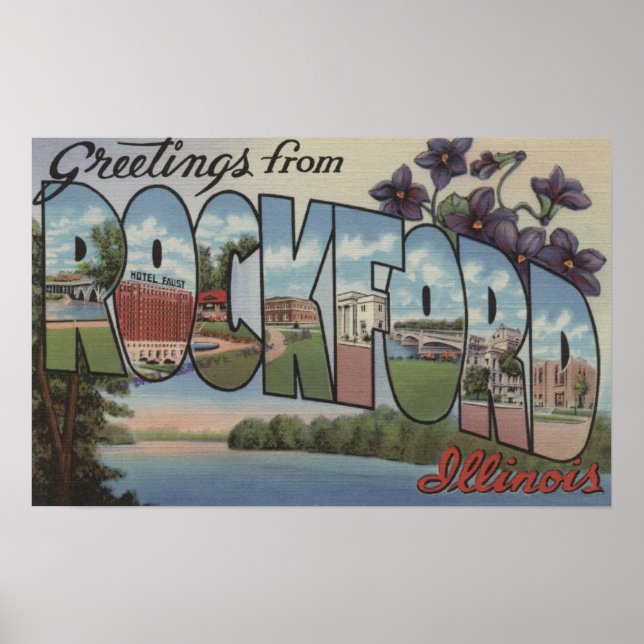 Rockford, Illinois - Stora Brev Scenes Poster (Framsidan)