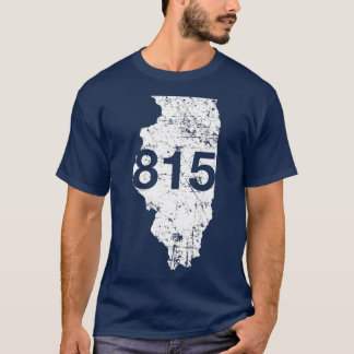 Rockford Joliet Area Code 815 Illinois Souvenir G T Shirt