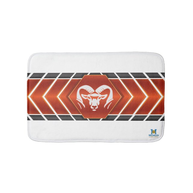 Rockford Rams #2 Bath Mat Badrumsmatta (Framsidan)