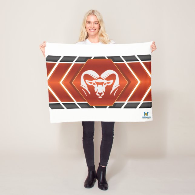 Rockford Rams #2 Fleece Blanket (På plats)
