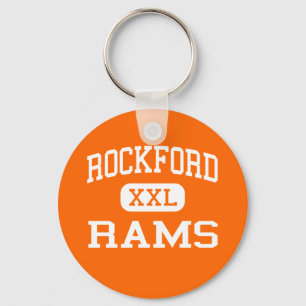 Rockford - Rams - High School - Rockford Michigan Nyckelring