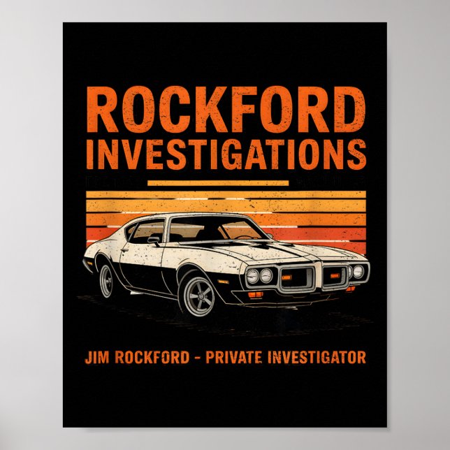 Rockfords detektivbyrå - Rockford Files  Poster (Framsidan)