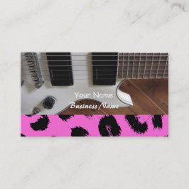 Rockgitarrmusik Visitkort