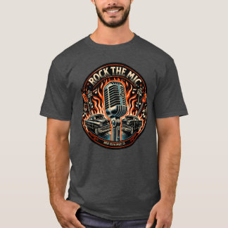 Rockhe Mikrofons pojke T Shirt