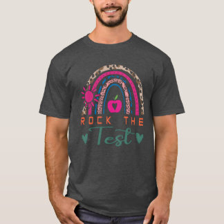 Rockheestest Dayeacheresting Day Rainbow girl T Shirt