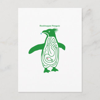 Rockhopper Penguin Maze G Vykort