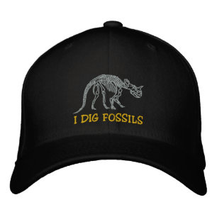 Rockhound "I Gräver Fossils" Broiderad kapsel Broderad Keps