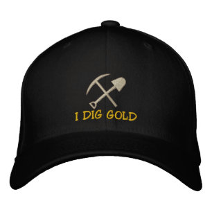 Rockhound "I Gräver Guld" Broiderkarp Broderad Keps