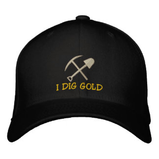 Rockhound "I Gräver Guld" Broiderkarp Broderad Keps