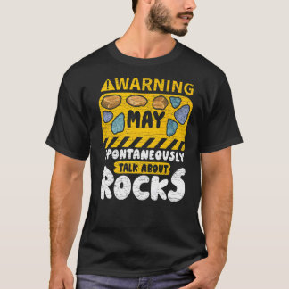 Rockhound Sten Collector Geolog Premium T Shirt