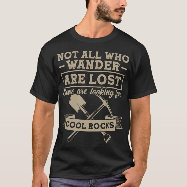 Rockhounder Geolog Rockhound Rockhounding T Shirt (Framsida)