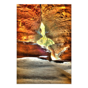 Rockhouse Hocking backar, Ohio Fototryck