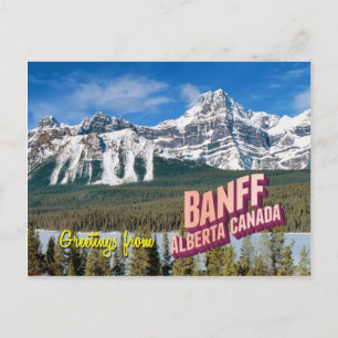 Rockies Mountains Vykort