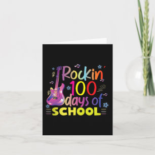 Rockin'100 dagar för skolväktarbojor i Älskare Kort