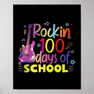 Rockin'100 dagar för skolväktarbojor i Älskare Poster