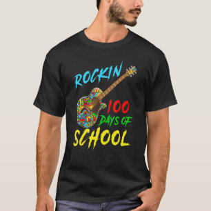 Rockin 100 dagars skollärartid i Sten T Shirt