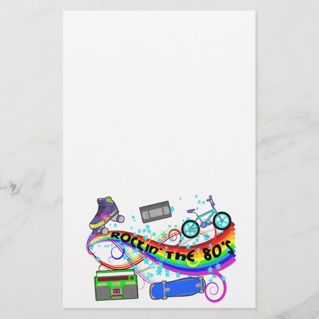 Rockin 80-tal brevpapper (Framsida)