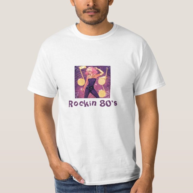 Rockin 80's t-shirt (Framsida)