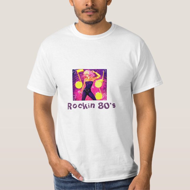 Rockin 80's tee (Framsida)