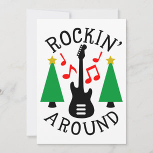 Rockin' Around the Christmas Tree Julkort