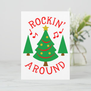 Rockin' Around the Christmas Tree Julkort