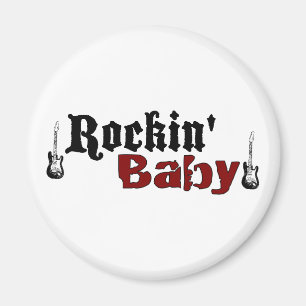 Rockin baby magnet