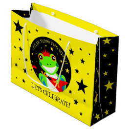 Rockin Birthday Träd Frog med Red Guitar