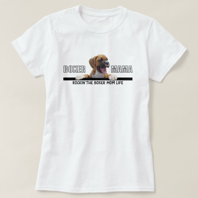 Rockin boxaremammalivet t shirt (Design framsida)