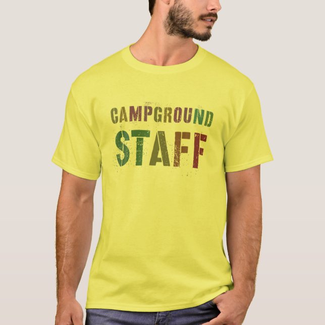 Rockin' CAMPGROUND PERFF, sommarlärare T Shirt (Framsida)