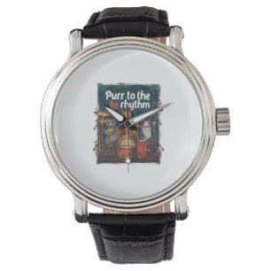 Rockin' Cat Band Armbandsur