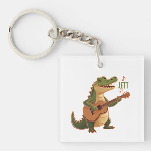 Rockin’ Crocodile with Guitar – Fun Cartoon Animal (Framsidan)