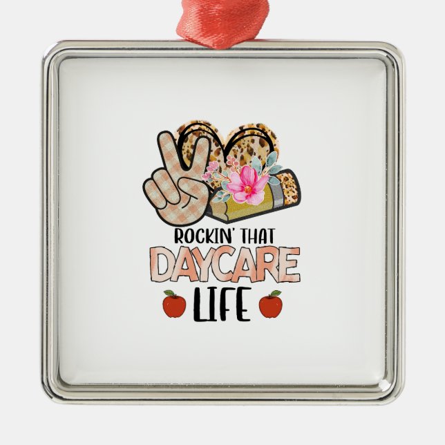 Rockin, Daycare Life Julgransprydnad Metall (Framsidan)