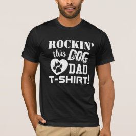 Rockin" denna Hund T-shirt roligt Manar's T-Shirt
