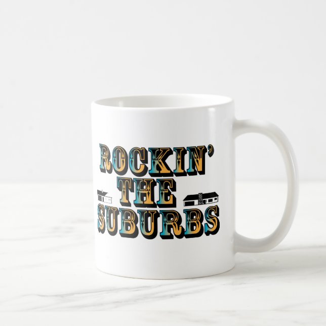 Rockin förorterna kaffemugg (Höger)