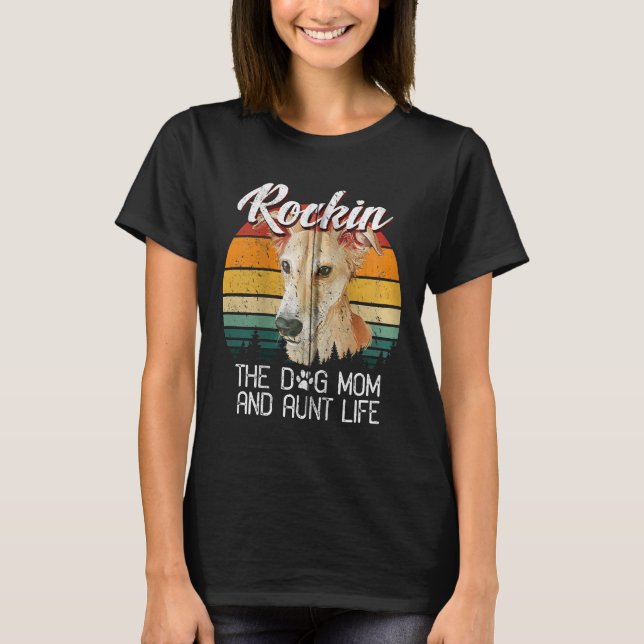 Rockin hund mamma & moster, biograf hund med t shirt (Framsida)