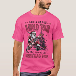 Rockin Jultomten World Tour Julgran Guita T Shirt