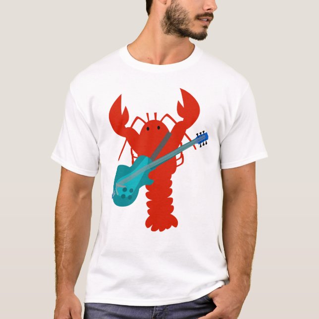 Rockin Lobster Sten! Tee Shirt (Framsida)