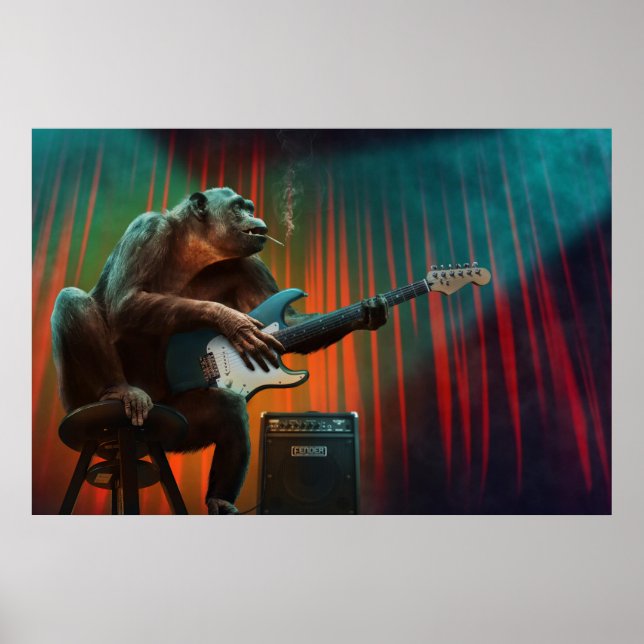 Rockin Monkey Poster (Framsidan)