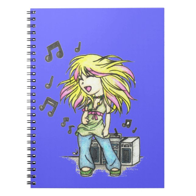 Rockin' Out -  Anteckningsbok (Framsidan)
