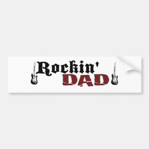 Rockin pappa bildekal
