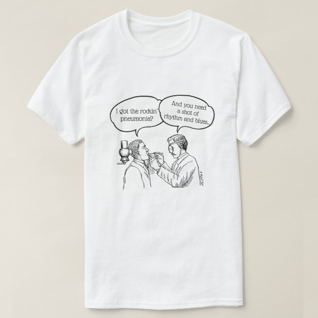 Rockin' Pneumonia - A MisterP Shirt T (Design framsida)