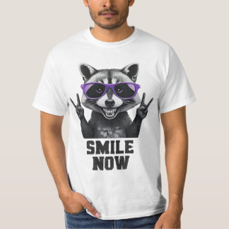 Rockin' Raccoon T-Shirt: Funny Raccoon i Sunglass T Shirt