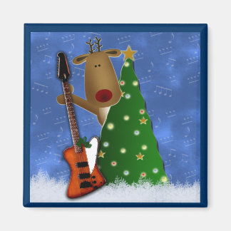 Rockin' Red Nose Renar Magnet