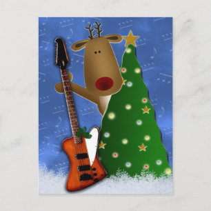 Rockin Reindeer Vykort