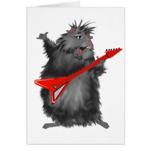 Rockin Rodent Hälsningskort