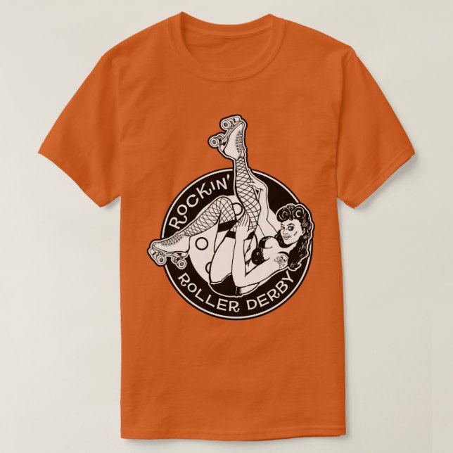 Rockin Roller Derby T Shirt (Design framsida)